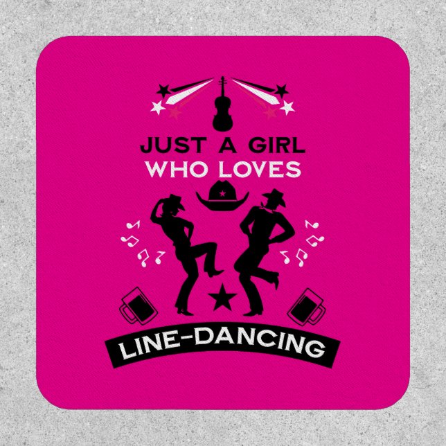 Country Music Line Dancing  Patch (Front)
