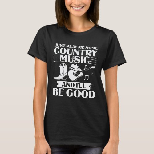 Country Music Outfit Country Song Teacher Country  T-Shirt