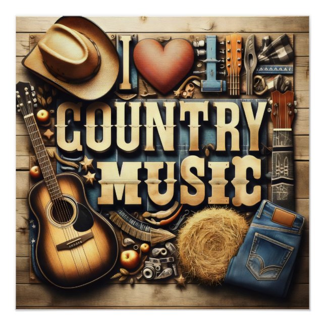Country music. poster (Front)