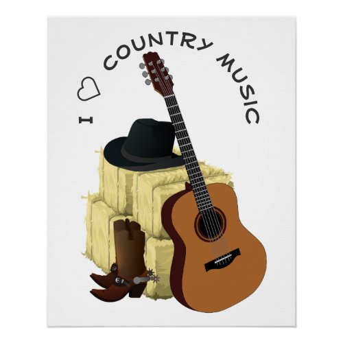 Country Music Poster