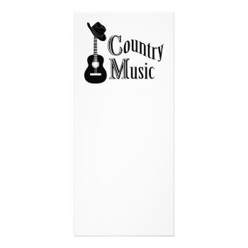 Country Music Rack Card by igorsin at Zazzle