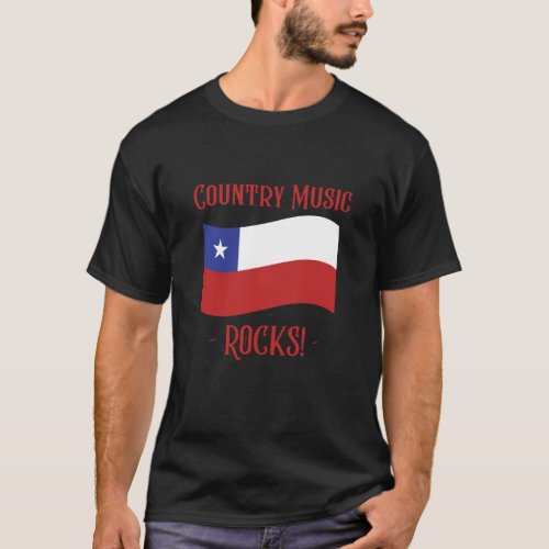 Country Music Rocks Country Music Lover T_Shirt