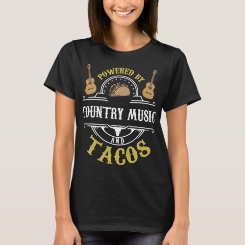 Country Music Shirt Funny Taco Lover Country Lover