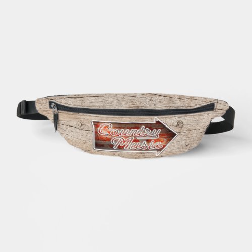 Country Music This Way Sign  Fanny Pack