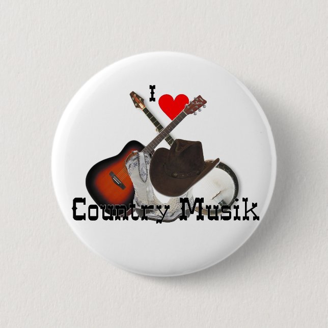 country musik button (Front)