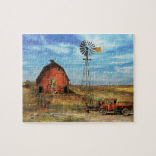 Country - ND - Dirt farming 1936 Jigsaw Puzzle