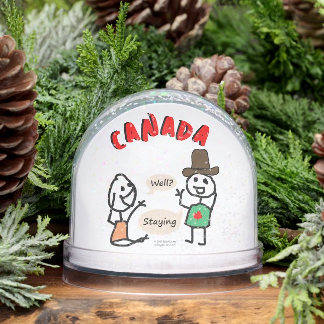 Country of Canada by RoseWrites Snow Globe (Winter)