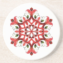 Country Old World Vintage Design Sandstone Coaster