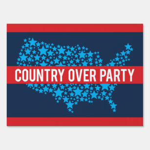 Country Over Party / All Americans Sign
