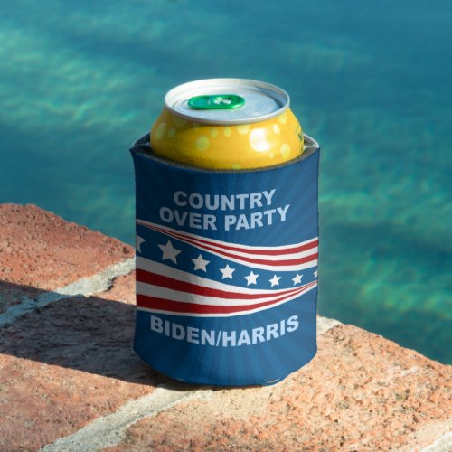 Country Over Party Biden Harris 2024 Election Can Cooler