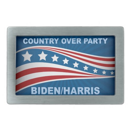 Country Over Party Biden Harris Belt Buckle