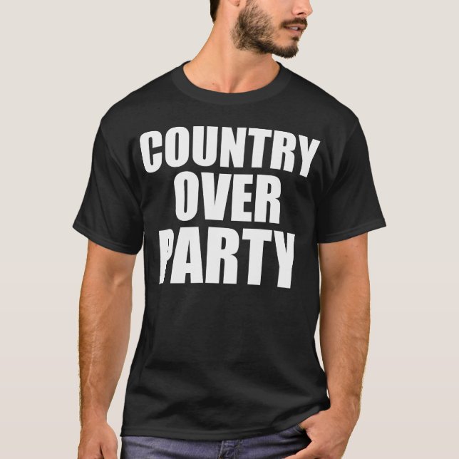 Country Over Party T-Shirt (Front)