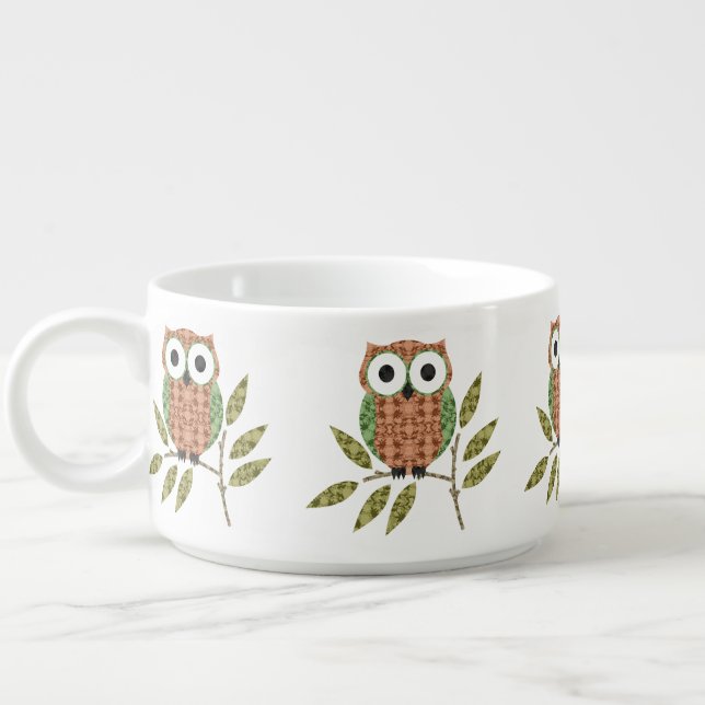 Country Owl  Bowl (Right)