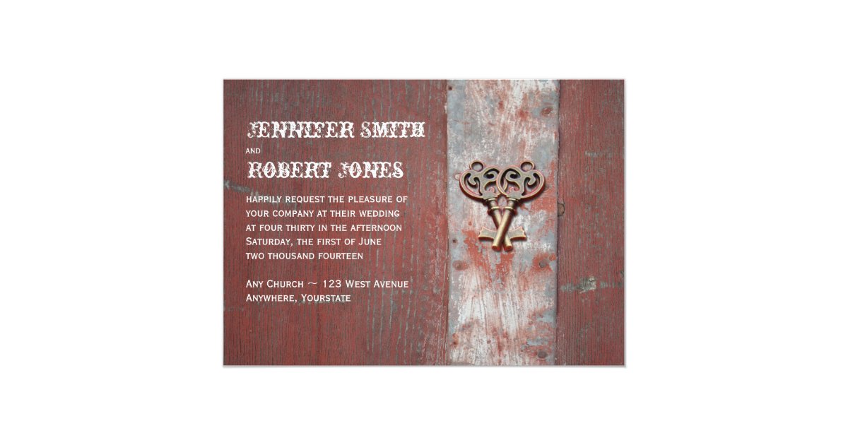 Skeleton Key Invitations 4