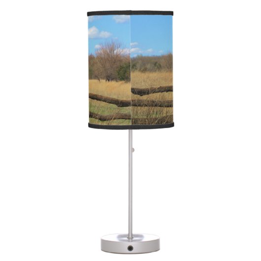 Country Painting Table Lamp (Back)
