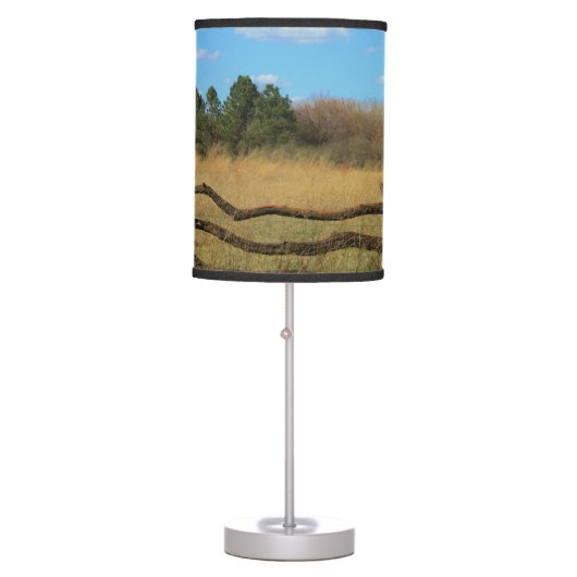 Country Painting Table Lamp (Front)