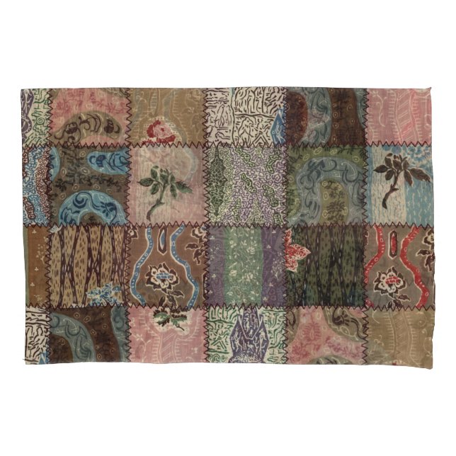 Country patchwork quilt, 3D texture. Pillow Case (Front)