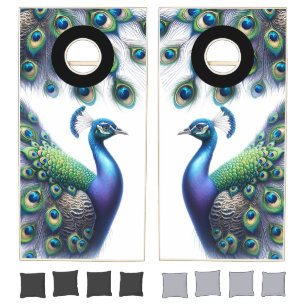 Country Peacock Cornhole Sets