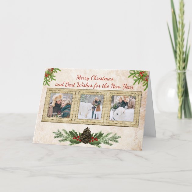 Country Photo Christmas Card