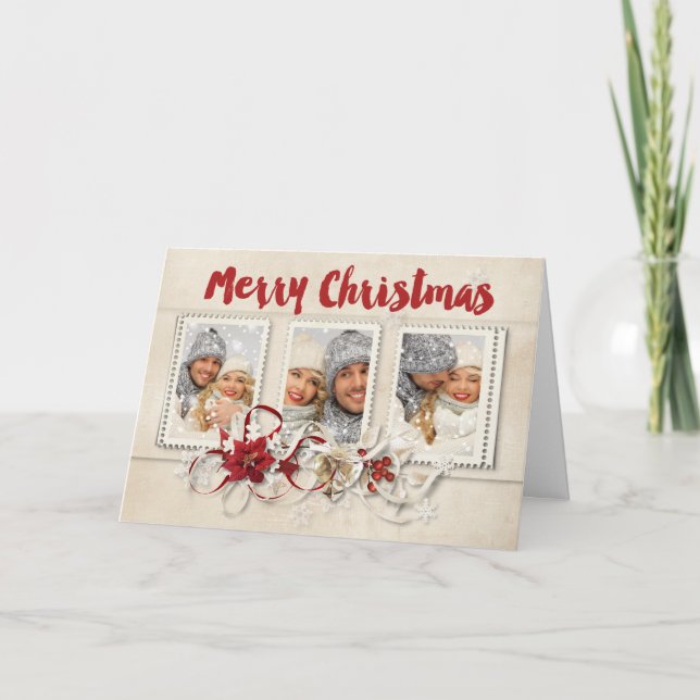 Country Photo Christmas Card (Front)