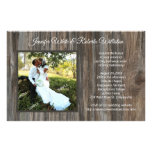 Country Photo Wedding Invitations Budget Paper at Zazzle