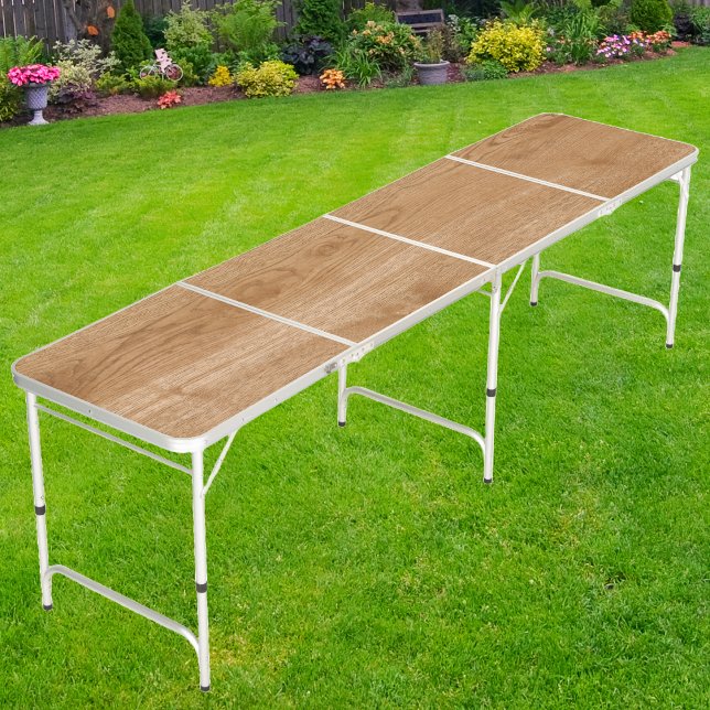 Country Pine Wood Beer Pong Table (Creator Uploaded)