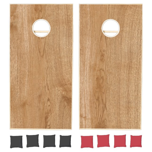 Country Pine Wood  Cornhole Set (Set)