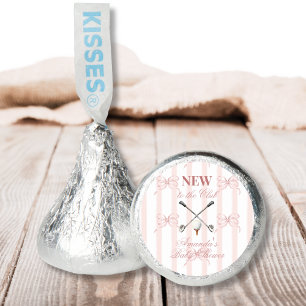 Country Pink Girl New to the Club Golf Baby Shower Hershey®'s Kisses®