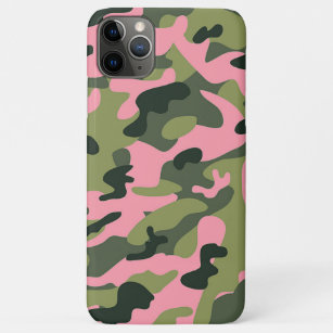 Country Pink Green Army Camo Camouflage Pattern iPhone 11 Pro Max Case