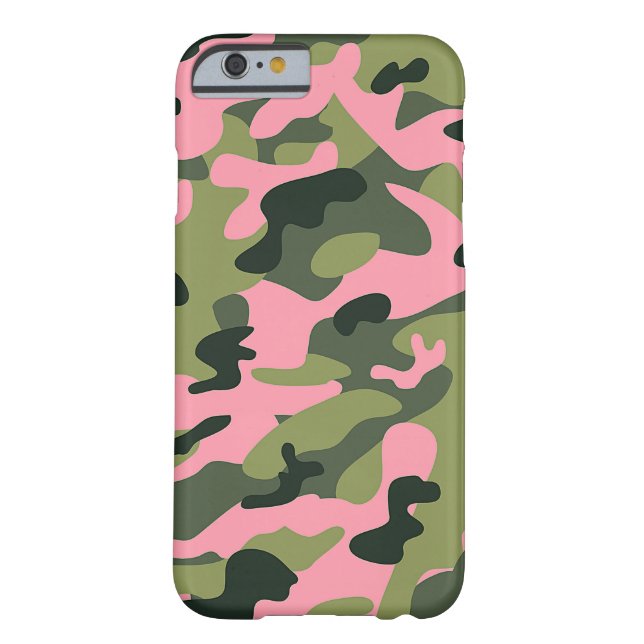 Country Pink Green Army Camo Camouflage Pattern Case-Mate iPhone Case (Back)