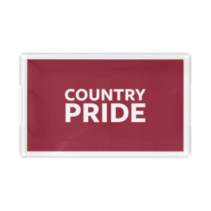 Country Pride Acrylic Tray