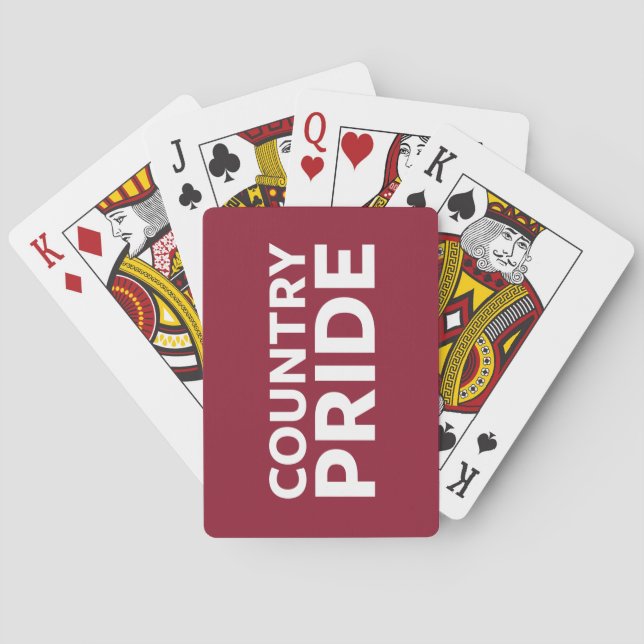 Country Pride Poker Cards (Back)