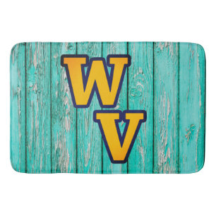 Country Primitive Old Wood Farmhouse West Virginia Bath Mat