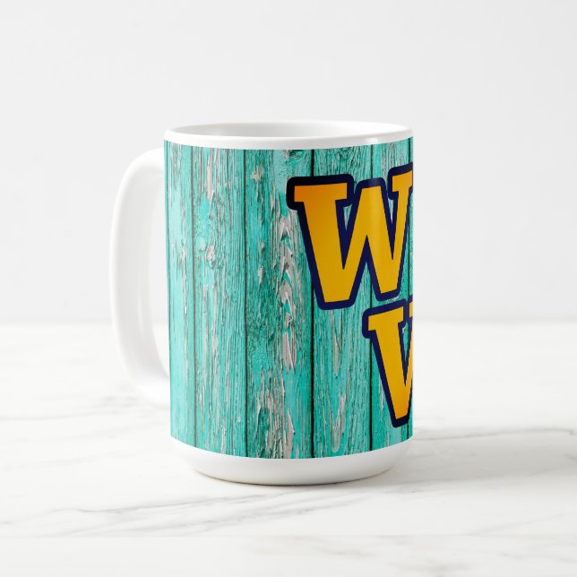 Country Primitive Old Wood Farmhouse West Virginia Coffee Mug (Front Left)