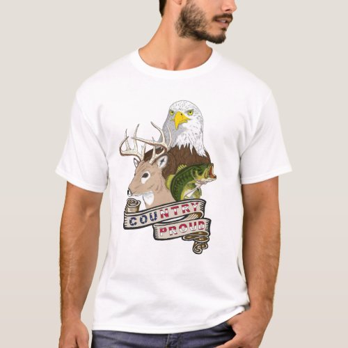 Country Proud design _ T_shirt 