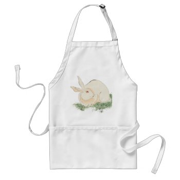 Country Rabbit Apron For The Chef by golden_oldies at Zazzle