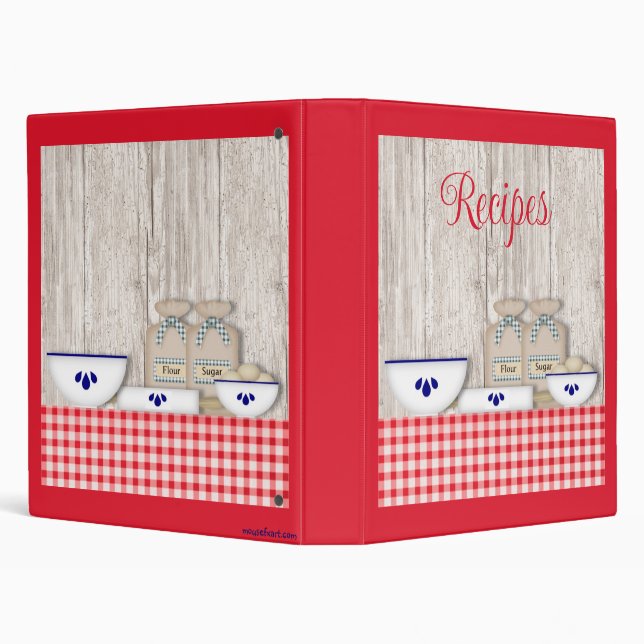Country Recipe Binder (Background)
