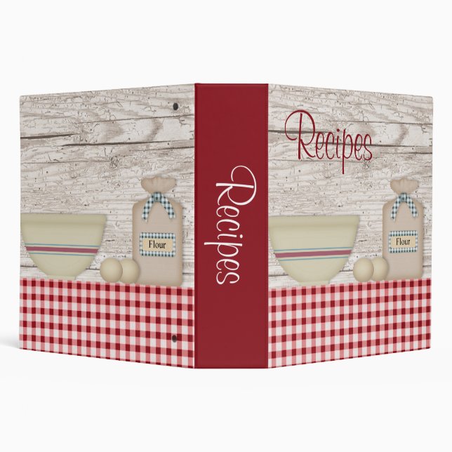 Country Recipe Binder (Background)