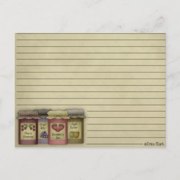 Country Recipe Card by forbes1954 at Zazzle