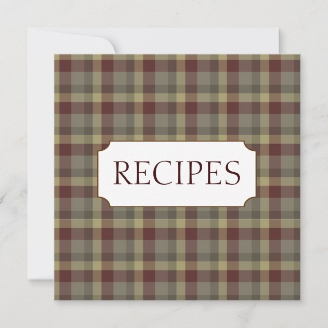 Country Recipe Trading Card Collection (Front)