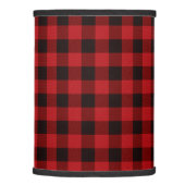 Country red and black plaid lamp shade (Right)