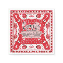 Country Red Bandana Summer Family Reunion