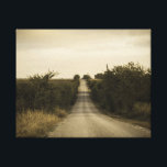 Country Road Canvas Print<br><div class="desc">A lone dirt road that runs threw North Texas ranch lands. There are very few of these dirt roads left in Collin County of Texas.</div>