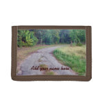 Country Road Custom Tri-fold Wallet at Zazzle