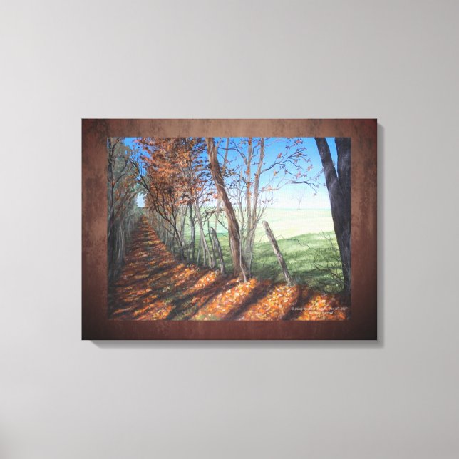 “Country Road” Fine Art Landscape Canvas Print (Front)