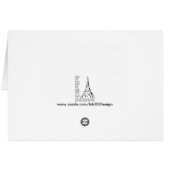 Country Road Guitar Picker - Blank Greeting Card (Back Horizontal)