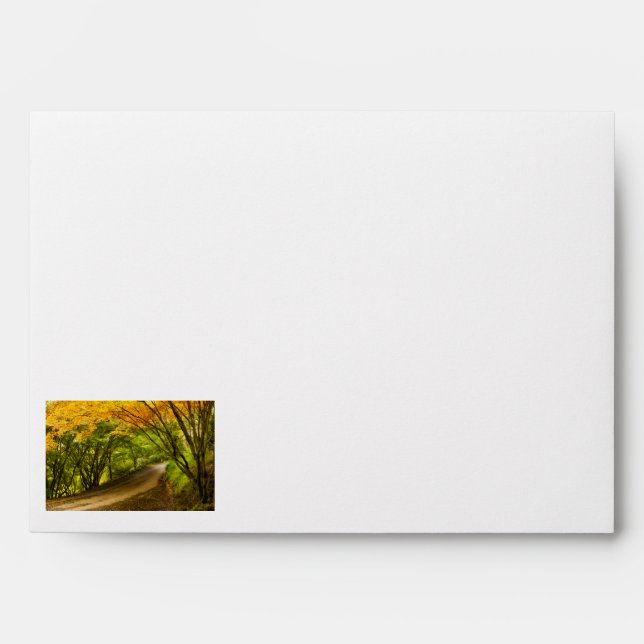 Country Road in the Fall Envelope (Front)