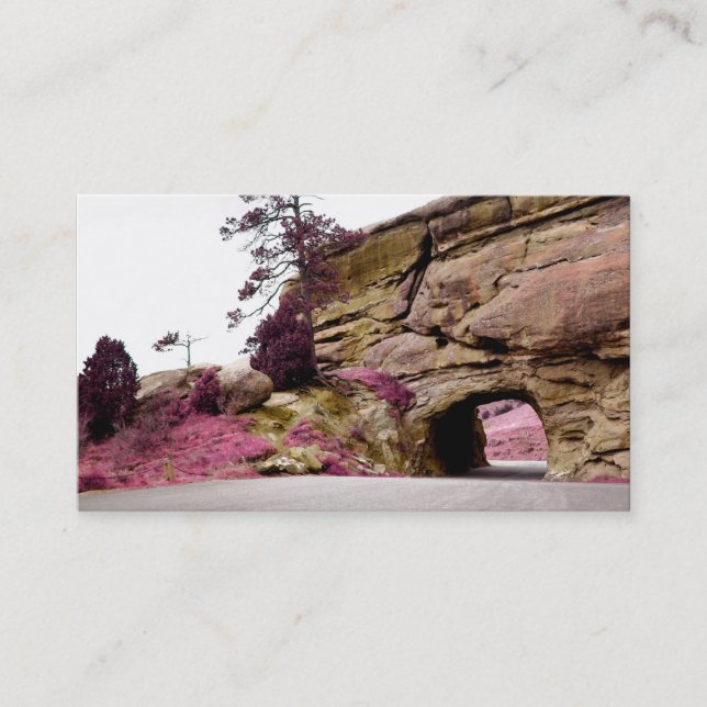 country road tunnel business card (Front)