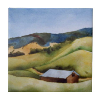 Country roads hill country farms ceramic tile. ceramic tile
