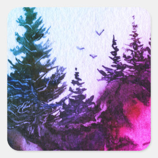 Country Roads rustic landscape and nature Sticker